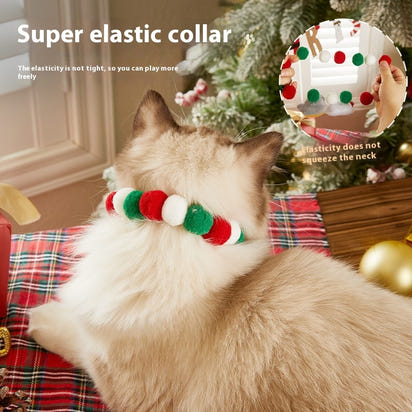 Christmas Pet Collar – Perfect for Cats & Medium Dogs