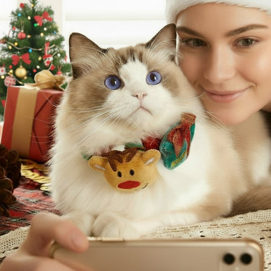 Snap the Cutest Christmas Selfie with Your Pet!